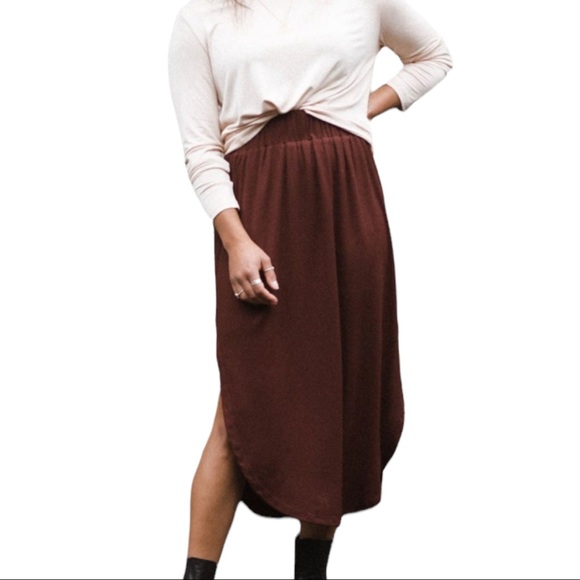 Jackson Rowe Link midi skirt
